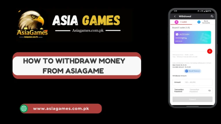 Asiagame Withdraw